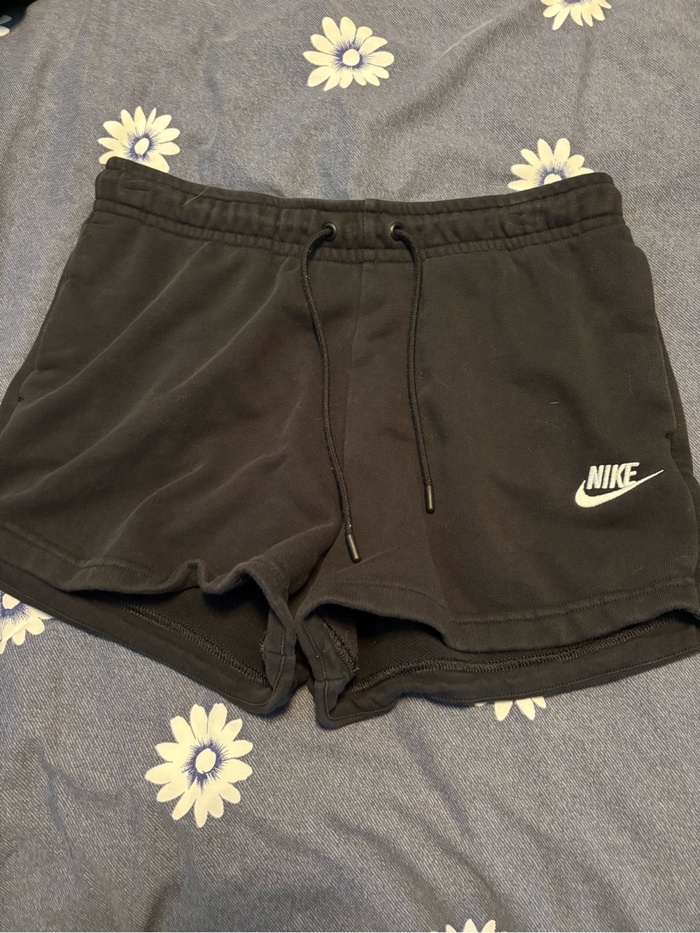 Nike Black Women's Athletic Drawstring Shorts